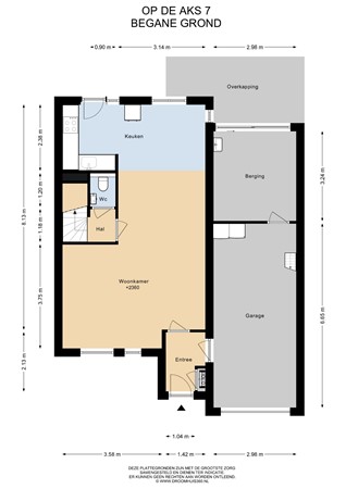Floorplan - Op de Aks 7, 6191 NJ Beek
